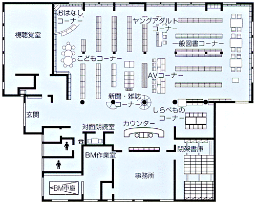 フロア案内図の画像